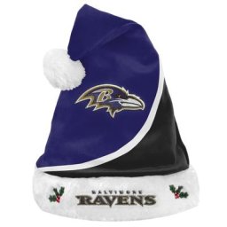 Baltimore Ravens Bonnet de Noël à blocs de couleurs
