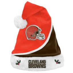 Bonnet de Noël à blocs de couleur Cleveland Browns