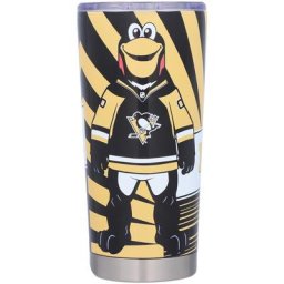 Pingouins de Pittsburgh 20 oz. Gobelet mascotte en acier inoxydable