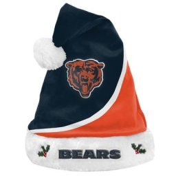 Bonnet de Noel de Noël à blocs de couleurs Chicago Bears