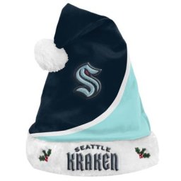 FOCO Seattle Kraken Team Logo Colorblock Bonnet de Noel