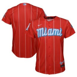 Maillot Nike Miami Marlins City Connect Replica rouge pour jeune