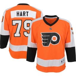 Jeune Carter Hart Orange Philadelphia Flyers Home Replica Player Jersey