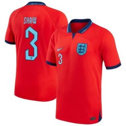 England Away Stadium Shirt 2022 - Kids with Shaw 3 printing