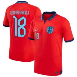 England Away Stadium Shirt 2022 - Kids with Alexander-Arnold 18 printing