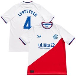 Maillot Glasgow Rangers Extérieur 22/23 - Enfant avec flocage Lundstram 4