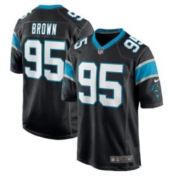 Maillot de match domicile Nike Panthers de la Caroline - Noir - Marron Derrick - Jeunesse