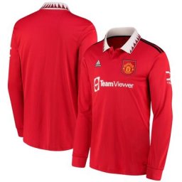 Maillot Domicile Manchester United 2022-23 - Enfant - Manches longues