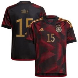 Maillot extérieur Allemagne - Enfants avec flocage Süle 15