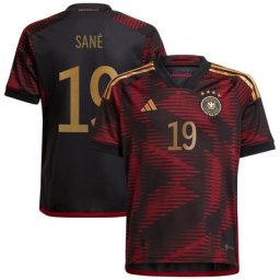 Maillot Allemagne Extérieur - Enfants avec flocage Sané 19