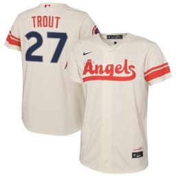 Maillot Nike Mike Trout Los Angeles Angels 2022 City Connect Replica Player pour Jeunes