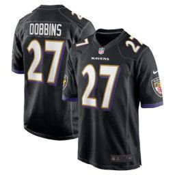 Maillot Alternate Nike Game Baltimore Ravens - Noir - J.K. Dobbins - Jeunesse