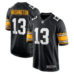 Maillot Alternate Nike Game des Pittsburgh Steelers - Noir - James Washington - Jeunesse