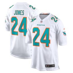 Maillot Miami Dolphins Nike Game Road - Blanc - Byron Jones - Jeunesse