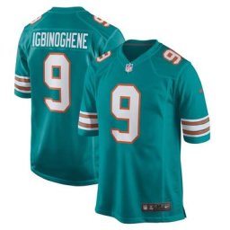 Maillot Alternate Nike Game Miami Dolphins - Aqua - Noah Igbinoghene - Jeunesse