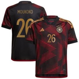 Maillot Allemagne Extérieur 2022 - Enfants avec flocage Moukoko 26