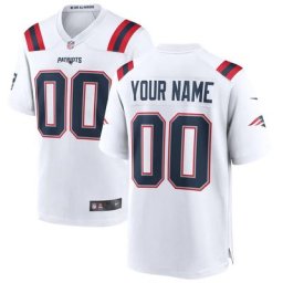 New England Patriots Nike Game Road Jersey - Custom - Youth