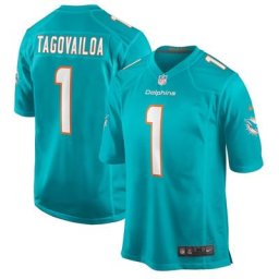Miami Dolphins Home Game Jersey - Tua Tagovailoa - Youth