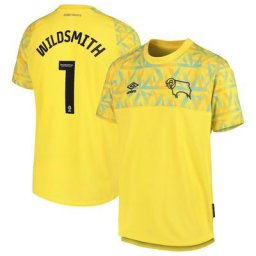 Derby County Away Goalkeeper Shirt 2022-23 - Kids with Wildsmith 1 printing