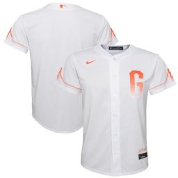 Maillot Nike San Francisco Giants City Connect Replica Blanc pour Jeunes