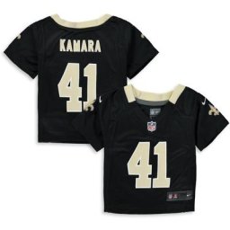 Enfant Nike Alvin Kamara Noir New Orleans Saints Player Game Jersey