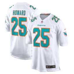 Maillot Miami Dolphins Nike Game Road - Blanc - Xavien Howard - Jeunesse