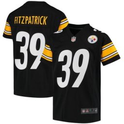 Maillot de match des Pittsburgh Steelers Nike Minkah Fitzpatrick pour jeune