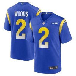 Maillot de match domicile Nike des Los Angeles Rams - Royal - Robert Woods - Jeune