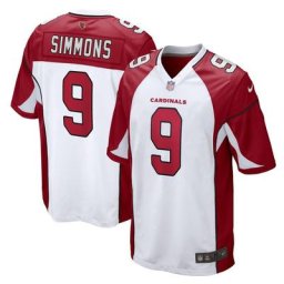 Maillot de jeu route Arizona Cardinals Nike - Blanc - Isaiah Simmons - Jeunesse