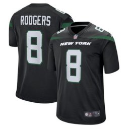 Maillot New York Jets Alternate Nike Game - Noir - Aaron Rodgers - Enfant