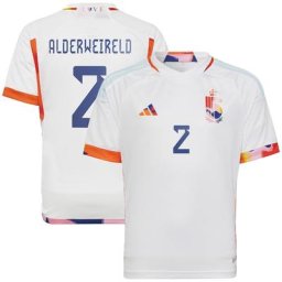 Maillot Extérieur Belgique 2022 - Enfants avec flocage Alderweireld 2