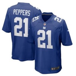 Maillot de match domicile Nike des New York Giants - Royal - Jabrill Peppers - Jeune