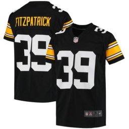 Maillot de match alternatif des Pittsburgh Steelers Nike Minkah Fitzpatrick pour jeune