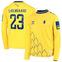 Everton WSL Third Shirt 2022-23 - Long Sleeve - Kids with S.Holmgaard 23 printing