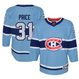 Maillot Carey Price bleu clair des Canadiens de Montréal édition spéciale 2.0 Premier Player pour jeunes
