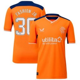 Maillot Glasgow Rangers Third 22/23 - Enfant avec flocage Fashion Jr 30