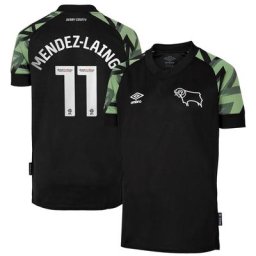 Derby County Away Shirt 2022-23 - Kids with Mendez-Laing 11 printing