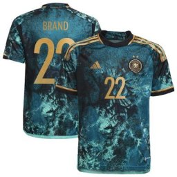 Maillot Allemagne Extérieur 2023 - Enfants avec flocage Brand 22