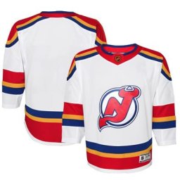 Maillot Blanc Jeunes Devils du New Jersey Édition Spéciale 2.0 Premier Blanc