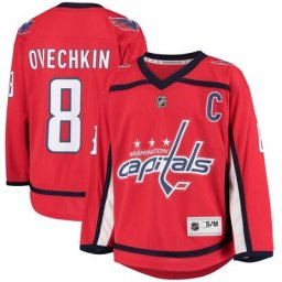 Maillot Alexander Ovechkin des Capitals de Washington rouge pour jeune