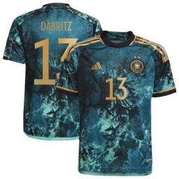 Maillot Allemagne Extérieur 2023 - Enfants avec flocage Däbritz 13