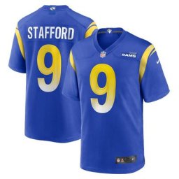 Maillot de match Nike Matthew Stafford Royal des Rams de Los Angeles pour jeune