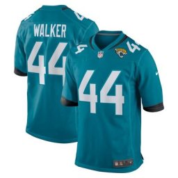 Maillot de jeu des Jaguars de Jacksonville Nike Travon Walker bleu sarcelle pour jeune