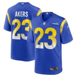 Maillot de match domicile Los Angeles Rams Nike - Royal - Cam Akers - Jeunesse
