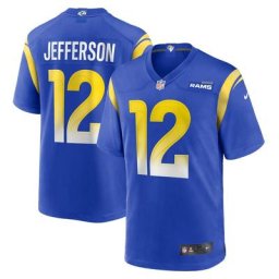 Maillot de match domicile Nike des Los Angeles Rams - Royal - Van Jefferson - Jeunes