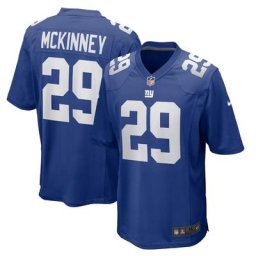 Maillot de match domicile Nike des New York Giants - Royal - Xavier McKinney - Jeune