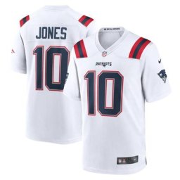 Maillot New England Patriots Nike Game Road - Blanc - Mac Jones - Jeune