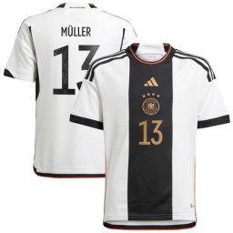 Maillot Allemagne Domicile - Enfants avec flocage Müller 13