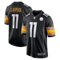 Maillot de match domicile Nike des Steelers de Pittsburgh - Noir - Chase Claypool - Jeunesse