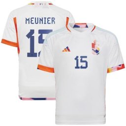 Maillot Extérieur Belgique 2022 - Enfants avec flocage Meunier 15